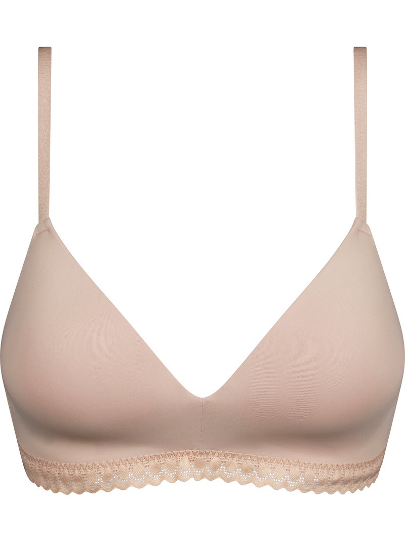 Soutien-gorge triangle Daily Micro Beige sable - Kiabi