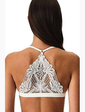 Soutien-gorge triangle dos crochet penti