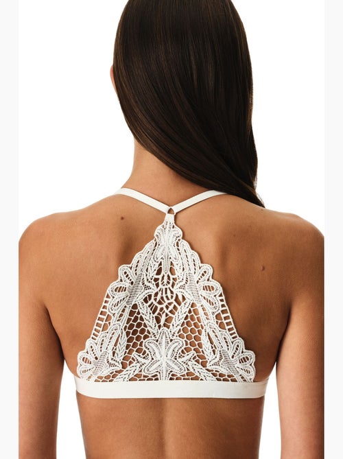 Soutien-gorge triangle dos crochet penti - Kiabi