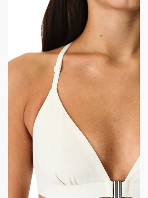 Soutien-gorge triangle dos crochet penti - Kiabi