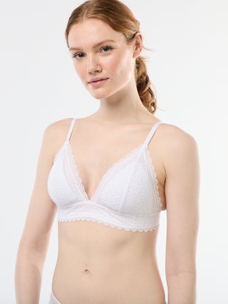 Soutien-gorge triangle en dentelle