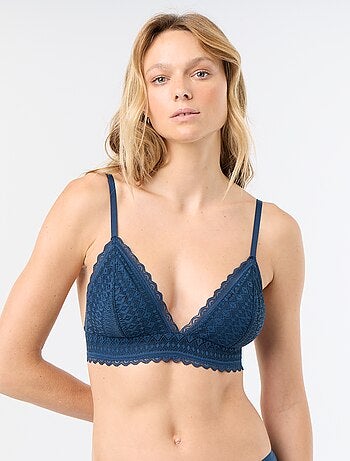 Soutien-gorge triangle en dentelle