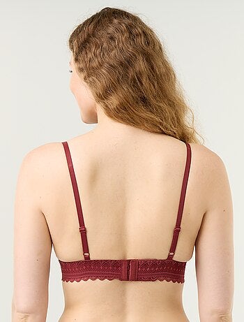 Soutien-gorge triangle en dentelle