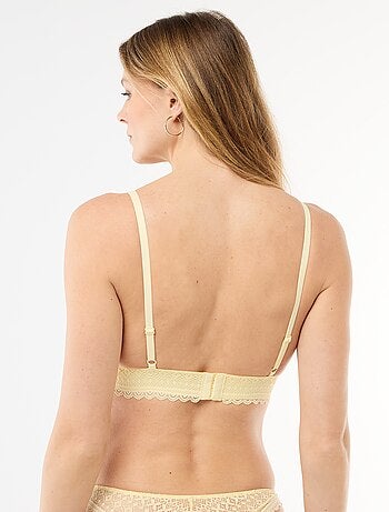 Soutien-gorge triangle en dentelle