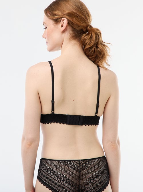 Soutien-gorge triangle en dentelle - Kiabi