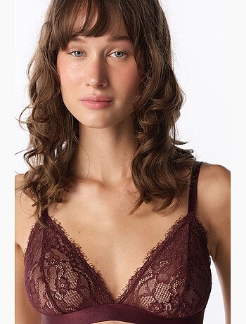 Soutien-gorge triangle en dentelle penti