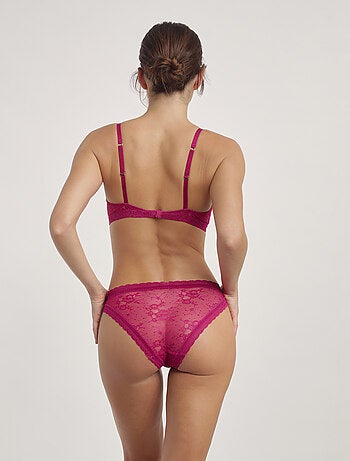 Soutien-gorge triangle en dentelle Romance