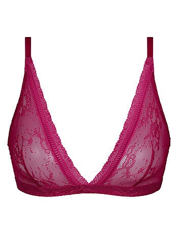Soutien-gorge triangle en dentelle Romance
