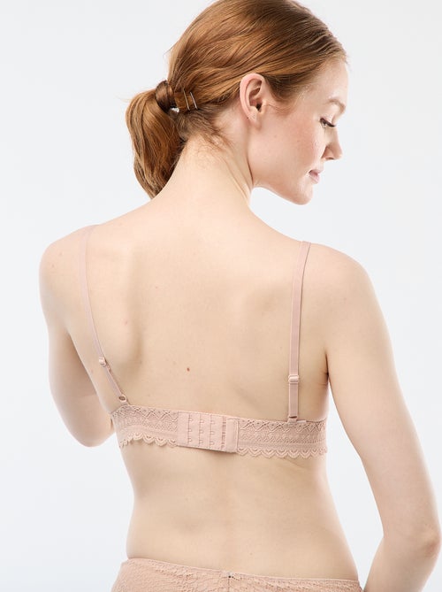 Soutien-gorge triangle en dentelle - Kiabi