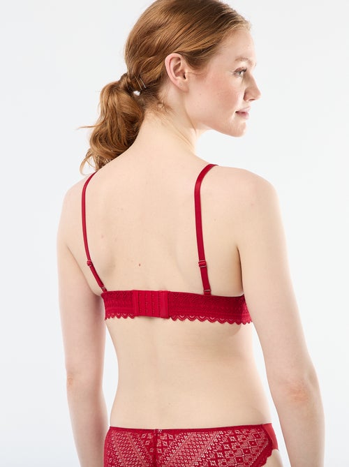 Soutien-gorge triangle en dentelle - Kiabi
