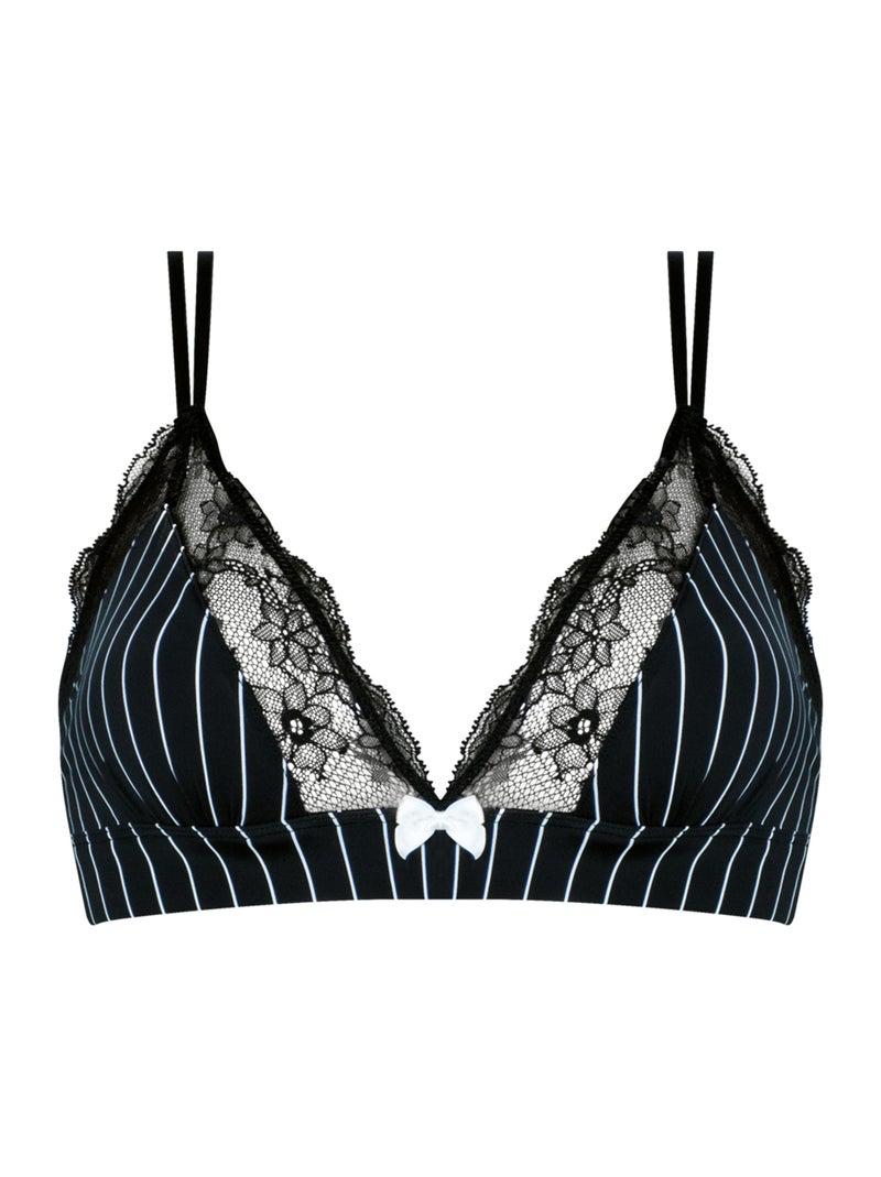 Soutien-gorge triangle femme Love Mood Cute Passio Noir - Kiabi
