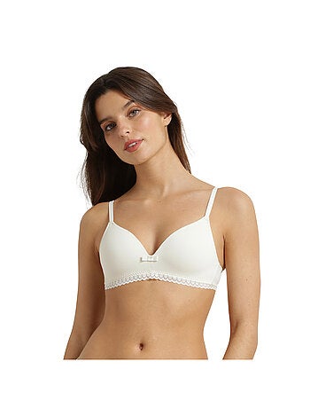 Soutien-gorge triangle paddé sans armatures Daily Coton