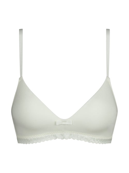 Soutien-gorge triangle paddé sans armatures Daily Coton - Kiabi