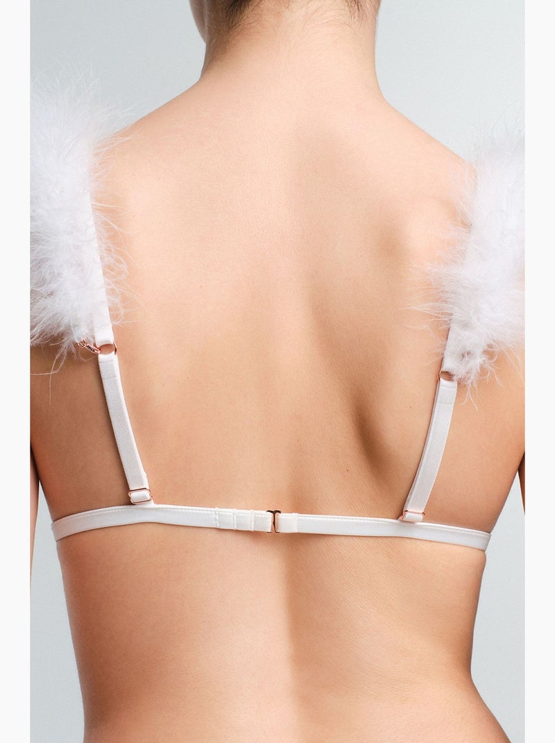 Soutien-gorge triangle pelia cassé penti Blanc cassé - Kiabi