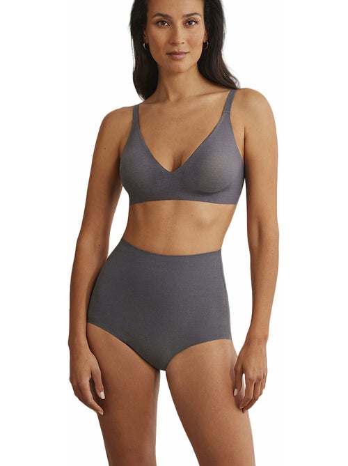 Soutien-gorge triangle préformé plongeant coques amovibles One - Kiabi