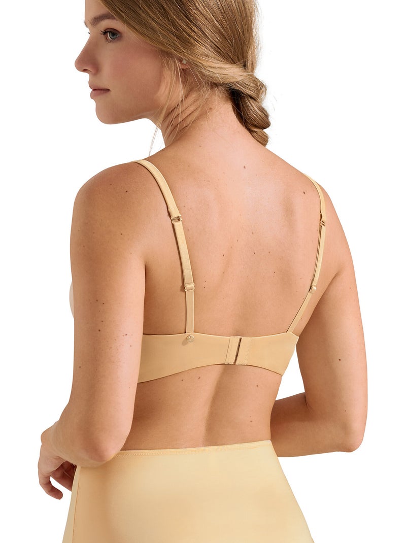 Soutien-gorge triangle préformé sans armatures Naomi Jaune - Kiabi