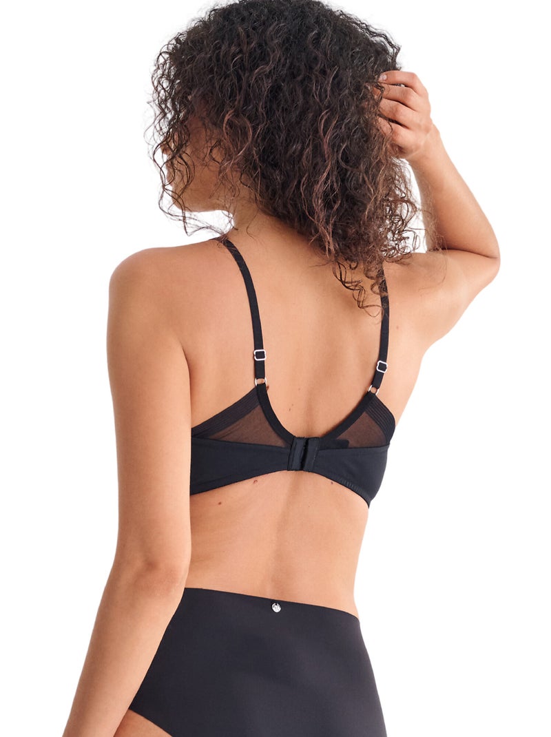 Soutien-gorge triangle préformé sans armatures SIA Noir - Kiabi