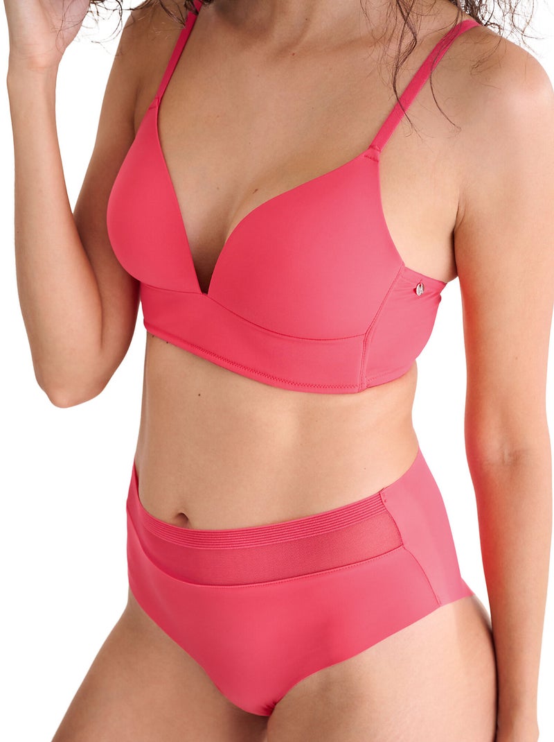 Soutien-gorge triangle préformé sans armatures SIA Rose - Kiabi