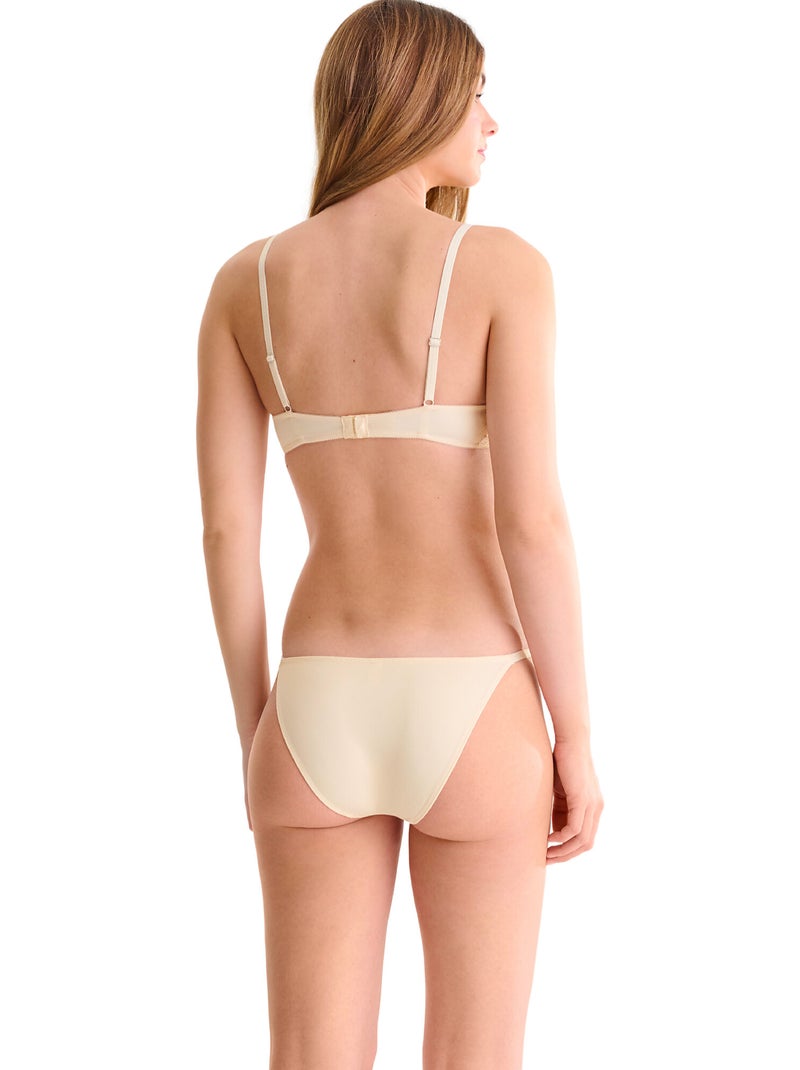 Soutien-gorge triangle préformé sans armatures TESSA Ecru - Kiabi