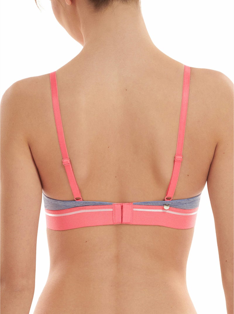 Soutien-gorge triangle préformé sans armatures Youthful Violet - Kiabi