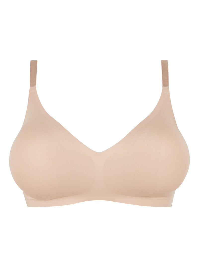 Soutien-gorge triangle pure invisibility sans complexe lingerie Beige - Kiabi