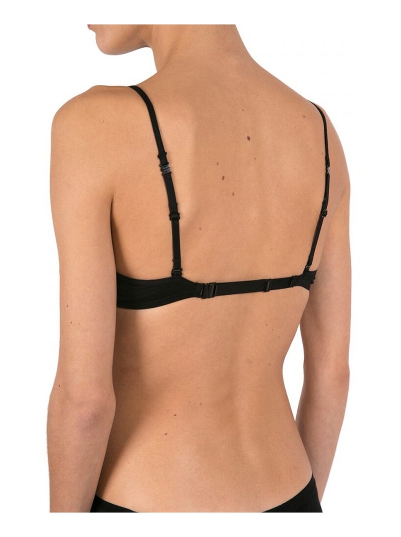 Soutien-gorge triangle push-up Noir - Kiabi