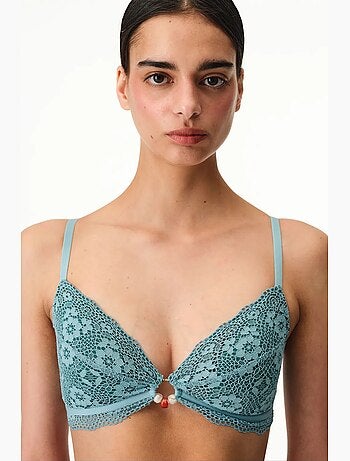 Soutien-gorge triangle rembourré à coussinets amovibles penti