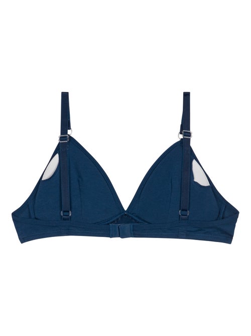 Soutien-gorge triangle sans armature en coton bio Skin Care - Kiabi