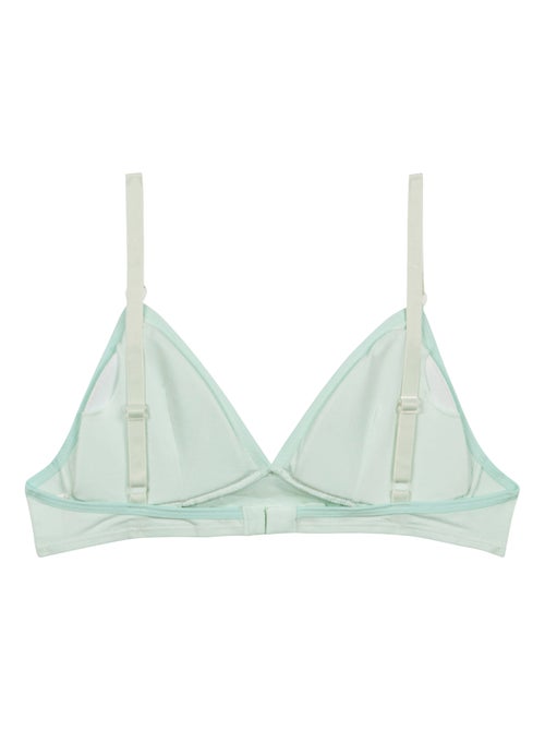Soutien-gorge triangle sans armature en coton bio Skin Care - Kiabi