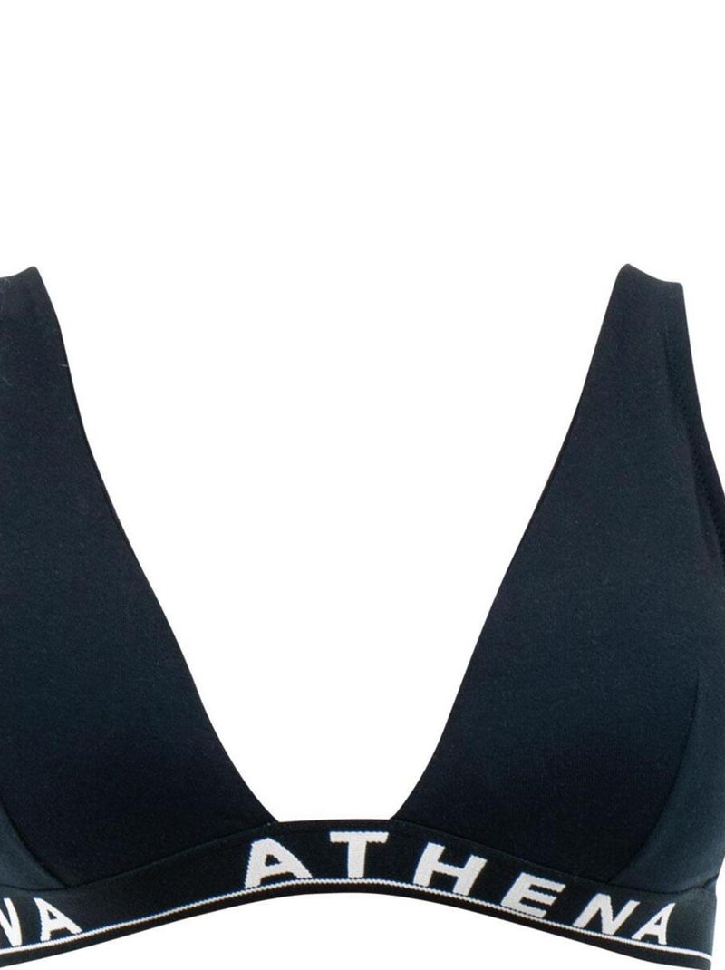 Soutien-gorge triangle sans armatures à coques amovibles femme Easy Color Athena Noir - Kiabi