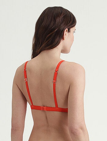 Soutien-gorge triangle sans armatures Art Flower