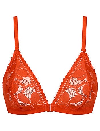 Soutien-gorge triangle sans armatures Art Flower