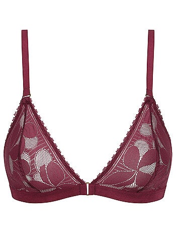 Soutien-gorge triangle sans armatures Art Flower