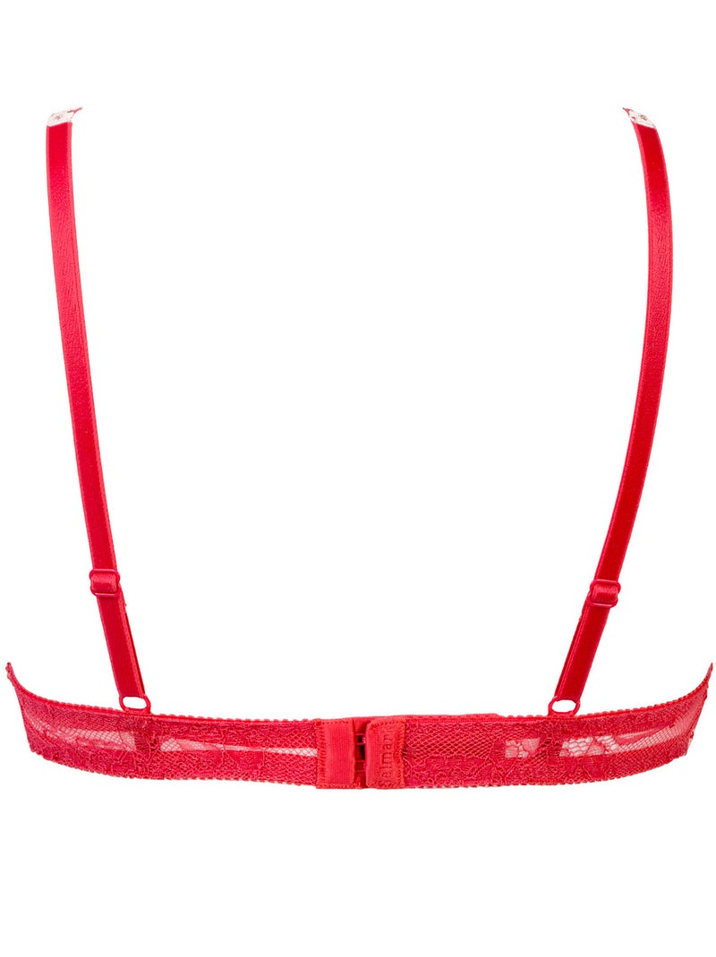 Soutien-gorge triangle sans armatures Chiara Rouge - Kiabi