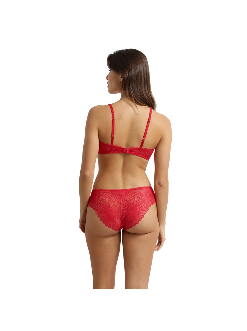 Soutien-gorge triangle sans armatures Chocolove Rouge - Kiabi
