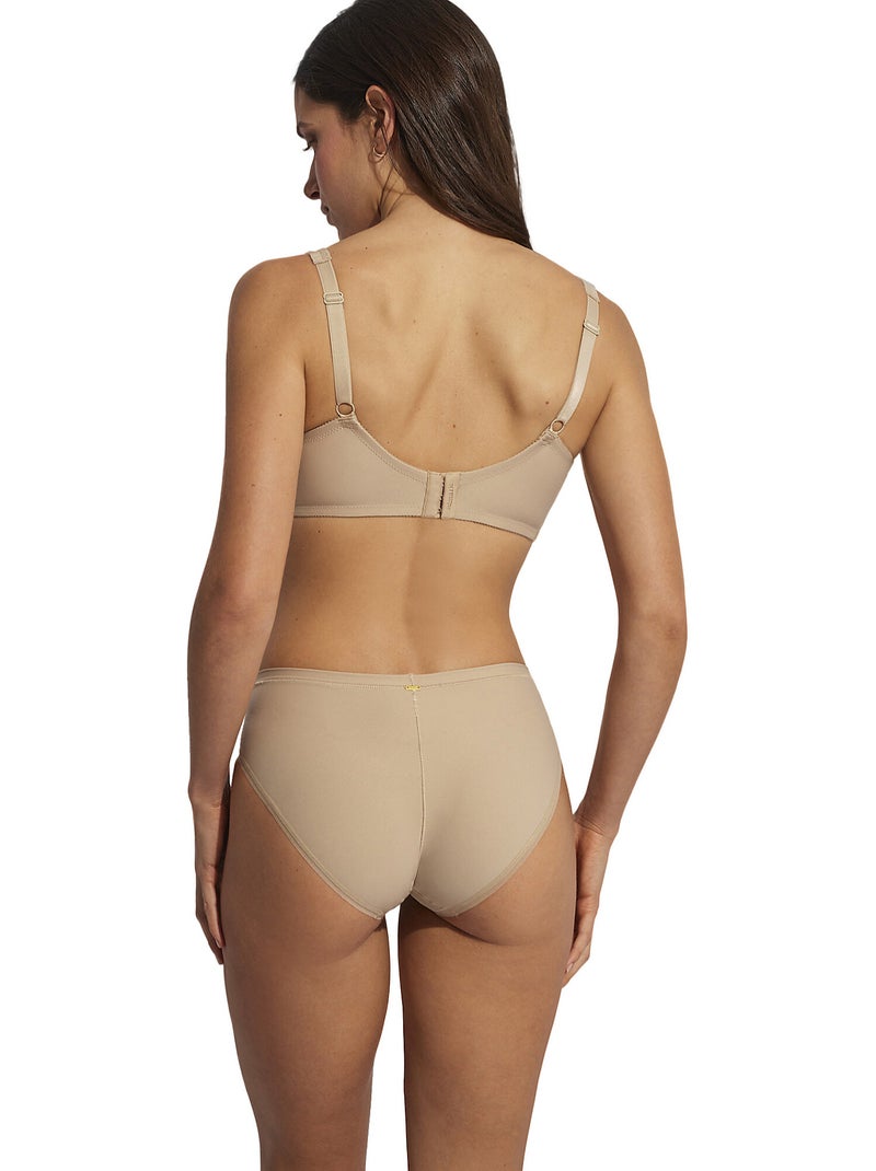 Soutien-gorge triangle sans armatures Curves Beige - Kiabi