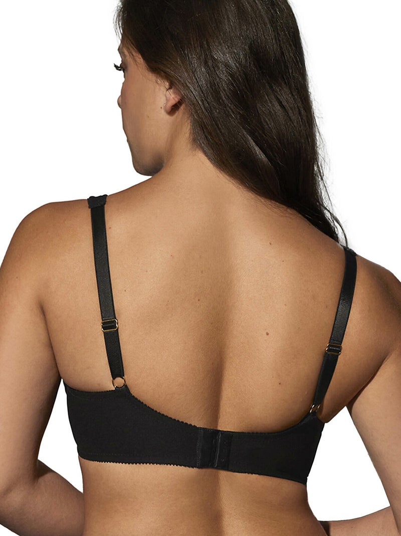 Soutien-gorge triangle sans armatures Curves Noir - Kiabi