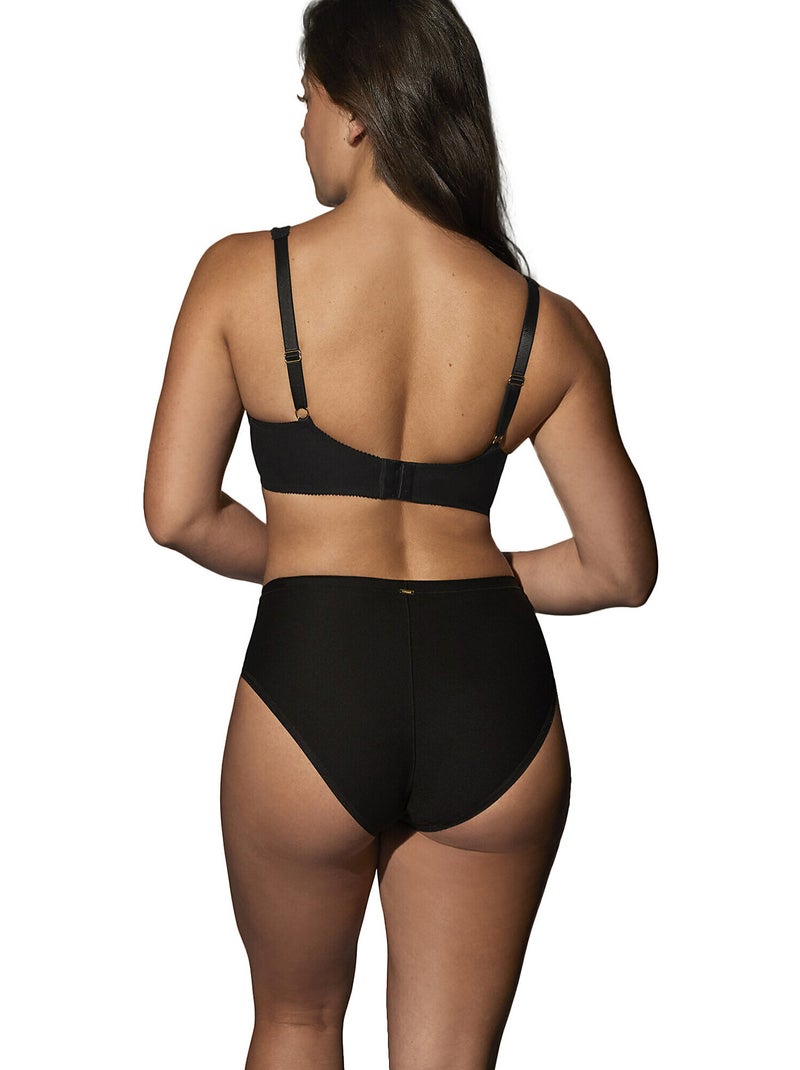 Soutien-gorge triangle sans armatures Curves Noir - Kiabi