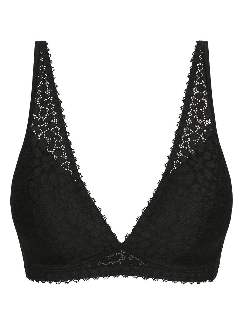 Soutien-gorge triangle sans armatures Daily Dentelle Noir - Kiabi