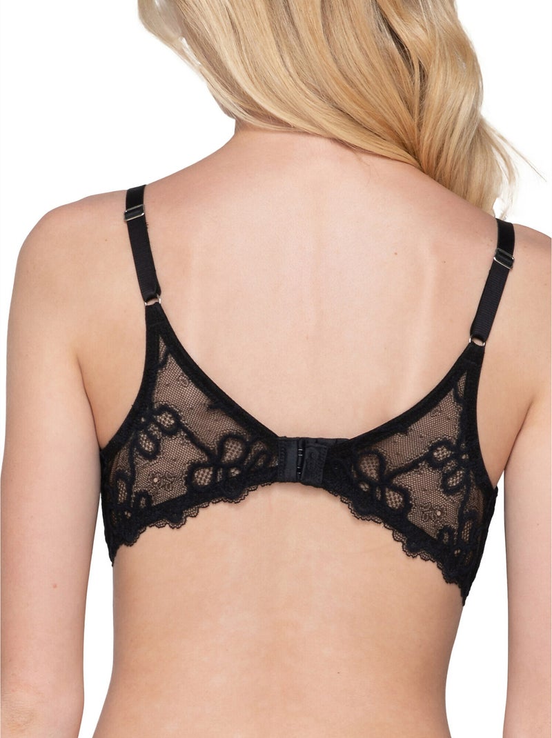 Soutien-gorge triangle sans armatures Daisy Noir - Kiabi