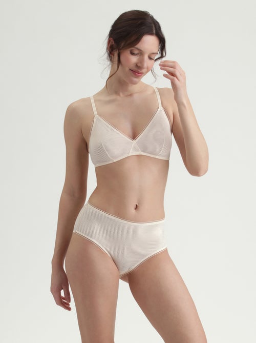 Soutien-gorge triangle sans armatures Dim x Inès de La Fressange - Kiabi
