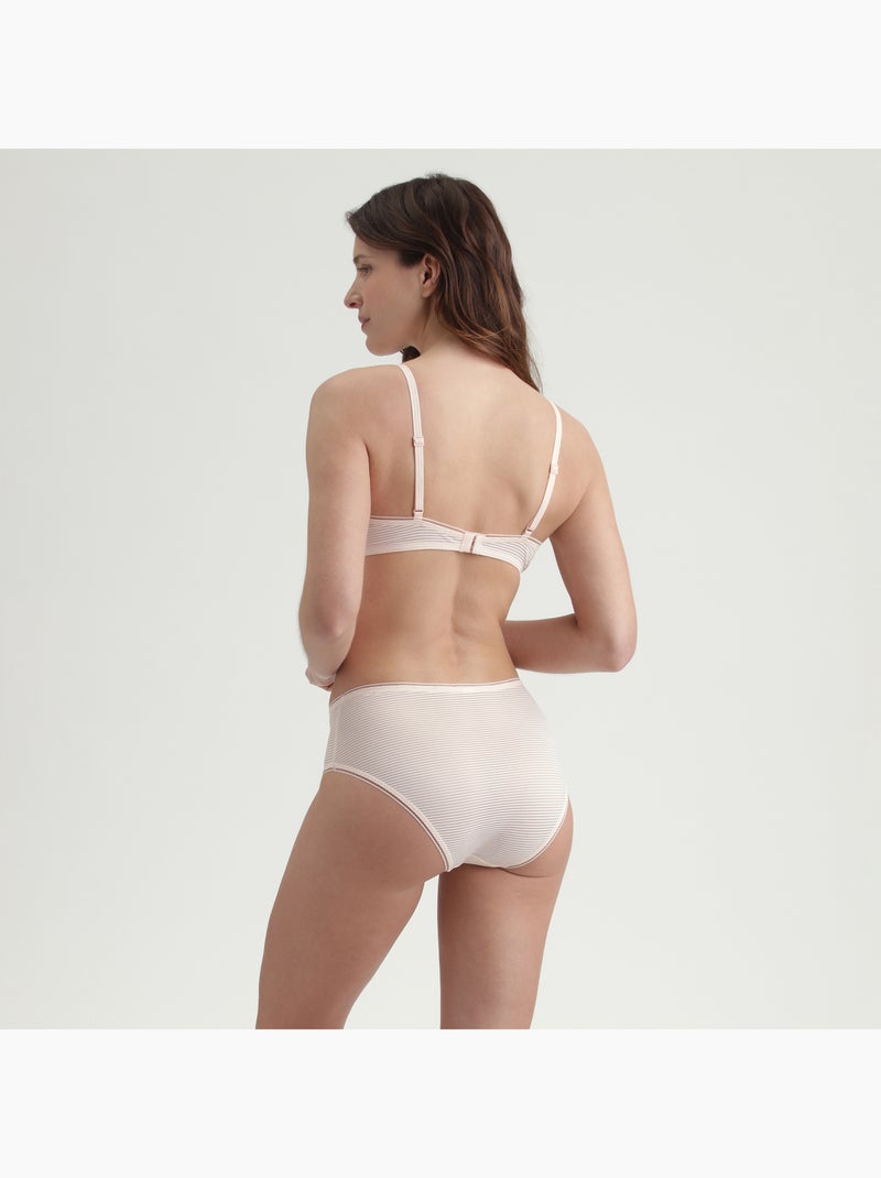Soutien-gorge triangle sans armatures Dim x Inès de La Fressange Rose clair - Kiabi