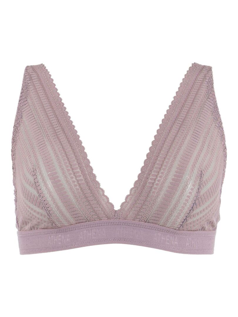 Soutien-gorge Triangle Sans Armatures En Dentelle - Taille XS Beige Nude, Neuf Avec étiquettes