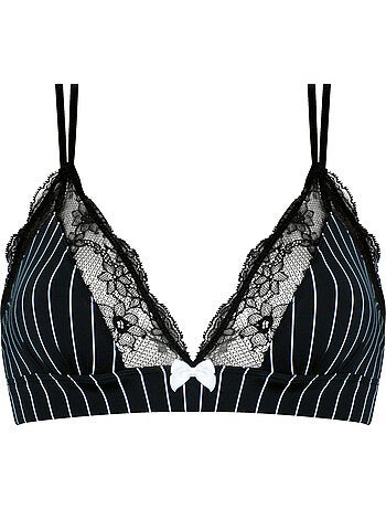 Soutien-gorge triangle sans armatures femme love mood cute passio
