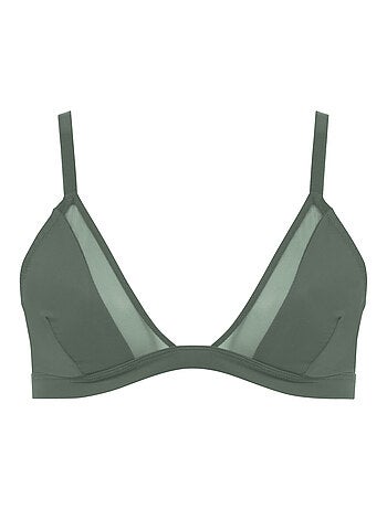 Soutien-gorge triangle sans armatures femme Tulle