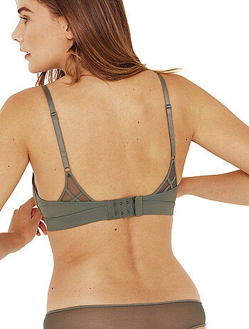 Soutien-gorge triangle sans armatures femme Tulle