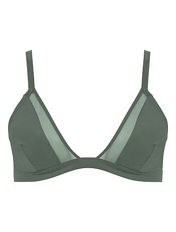 Soutien-gorge triangle sans armatures femme Tulle Athena
