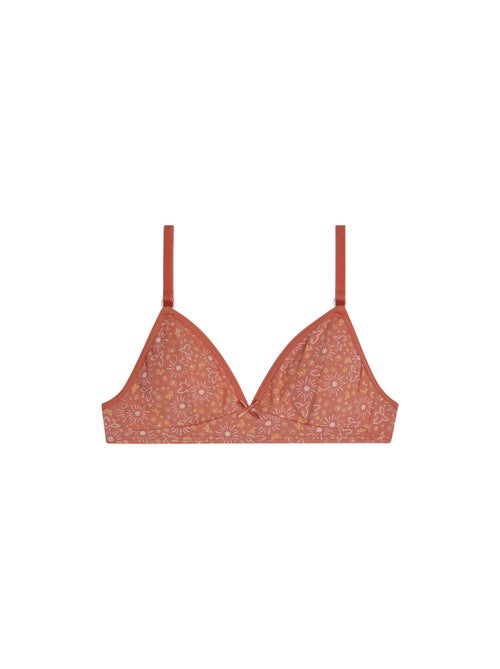 Soutien-gorge triangle sans armatures fille Les Pockets Coton Kids - Kiabi