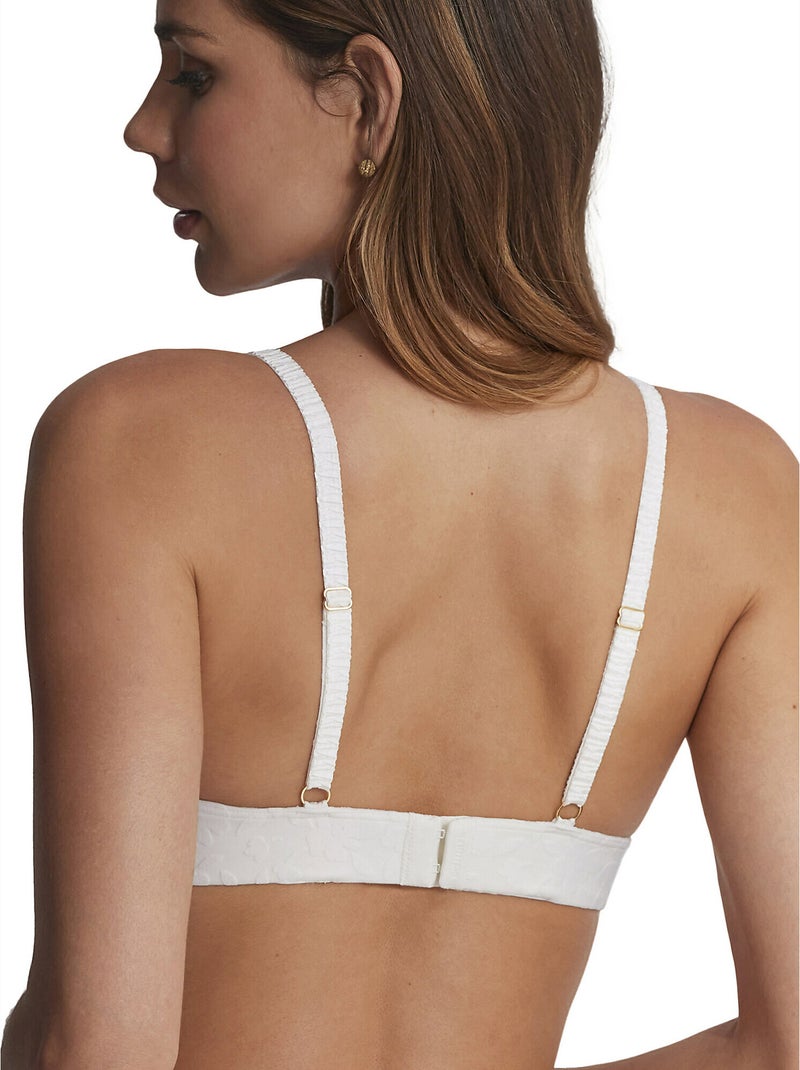 Soutien-gorge triangle sans armatures Gabrielle Mariage Ecru - Kiabi