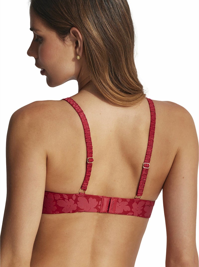 Soutien-gorge triangle sans armatures Gabrielle Rouge - Kiabi